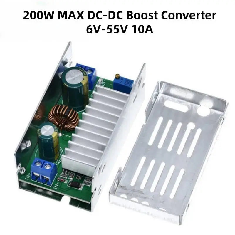 200W DC-DC Boost Converter 6V–55V 10A Step-Up Power Module DC-DC Boost Converter Richie's A