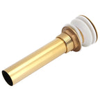 Gold Brass Flap Basin Drain – Anti-Clog Polished Finish Basin Sink Drain Richie's