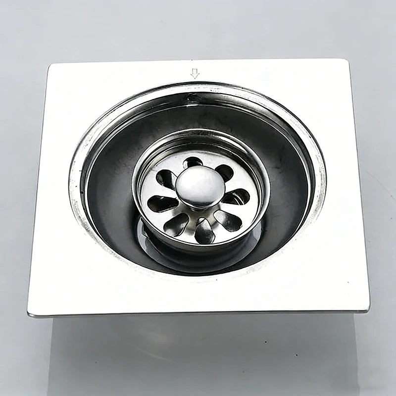 HOBHE 12cm SUS 304 Stainless Steel Floor Drain | Odor Guard Floor Drain Richie's