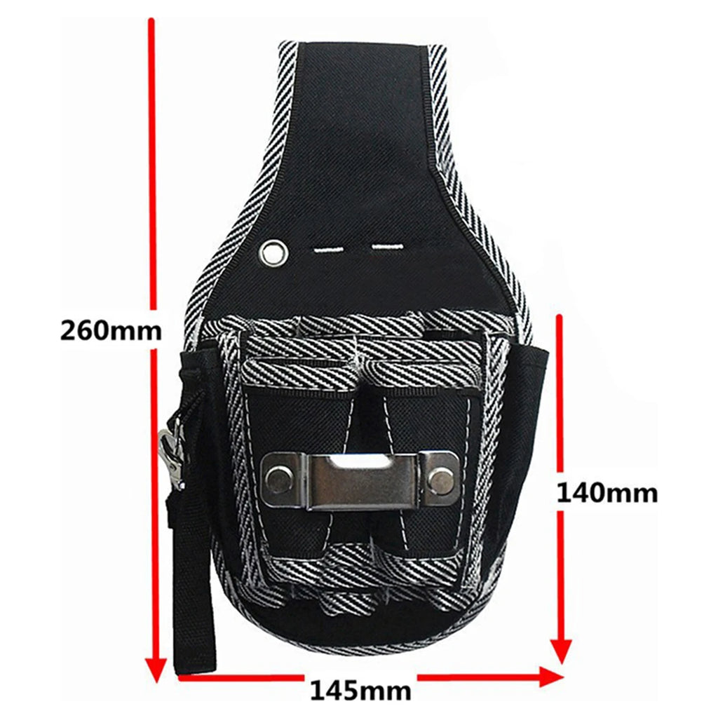 Electrician Waist Tool Bag – Oxford Cloth Multi-Pocket Belt Pack Waist Tool Bag Richie's Without belt