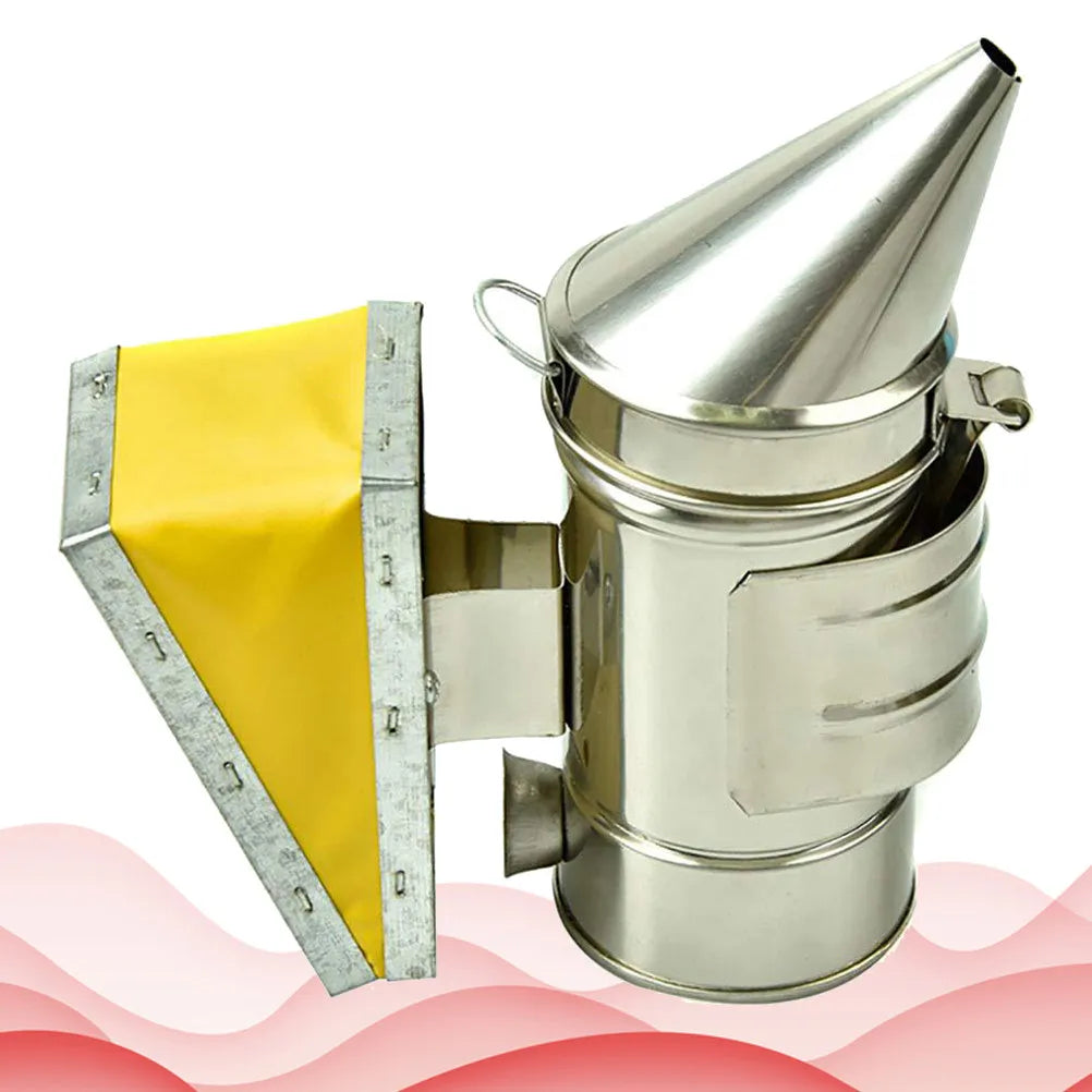 Stainless Steel Bee Hive Smoker with Heat Shield & Nozzle Bee Hive Smoker Richie's