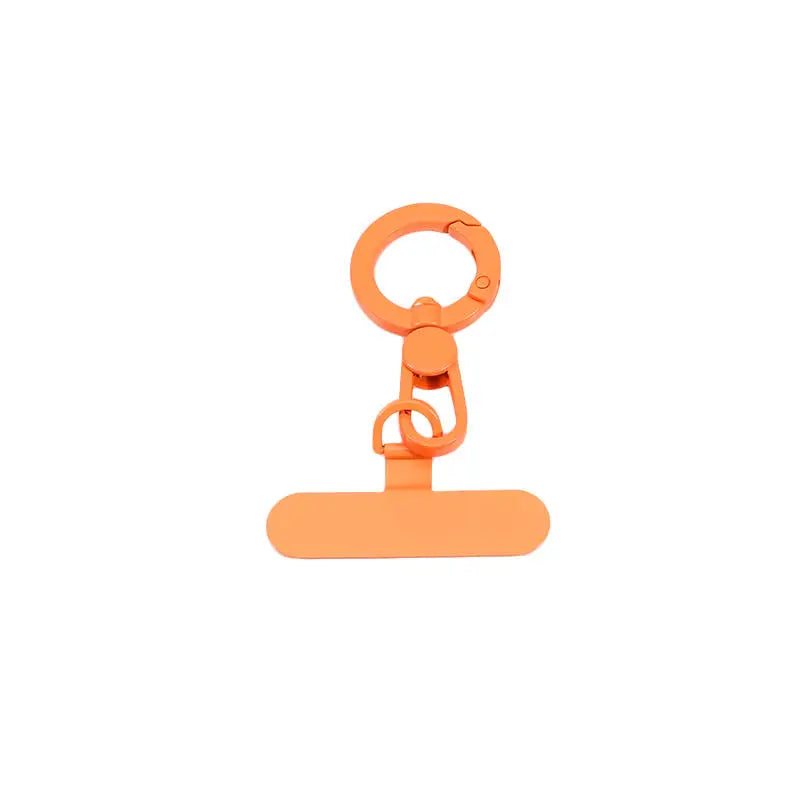 Rotatable Metal Phone Lanyard Clip – Stainless Steel Hook Phone Lanyard Clip Richie's orange