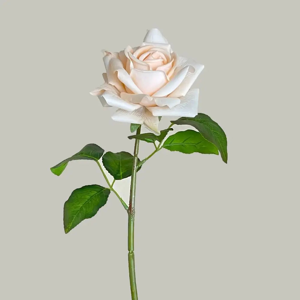 Multicolor Artificial Rose Single Stem – Real Touch Faux Flower Artificial Flower Richie's