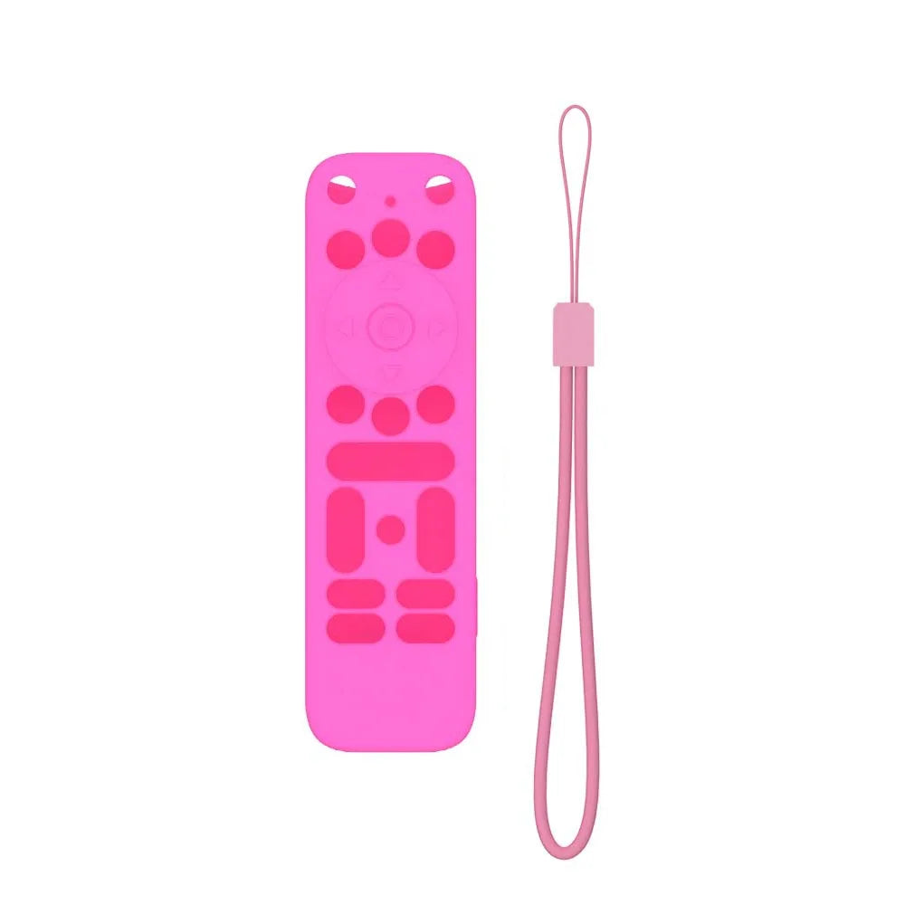 Silicone Remote Cover with Lanyard for Onn 4K Plus/Pro Remote Control Case Richie's Rose Red