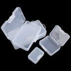 Clear Plastic Storage Boxes – 4 Sizes, Jewelry, Beads & Crafts Storage Box Richie's