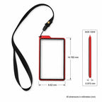 35PT Graded Card Case Lanyard Aluminum Frame UV Double-Glass Graded Card Case Richie's
