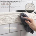 3D Foam Peel & Stick Wall Molding Trim 10M – Crown Border Wall Molding Trim Richie's