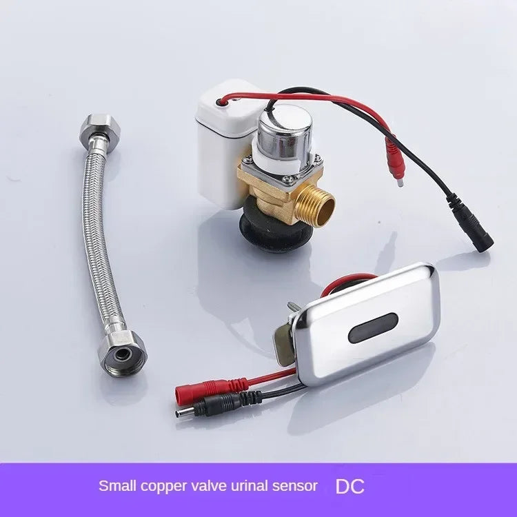 Infrared Sensor Auto Flush Valve Kit for Smart Toilets Sensor Flush Valve Richie's A panel brass valve