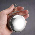 Collapsible Stainless Steel Travel Cup with Keychain & Lid Collapsible Travel Cup Richie's