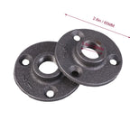 10Pcs 20mm Threaded Floor Flange – Malleable Iron Pipe Fittings Iron Pipe Flange Richie's