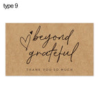 Kraft Paper Thank You Cards for Small Business – 30 Pack Thank You Cards Richie's type 9