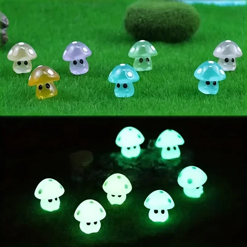 Glow-in-the-Dark Resin Mushrooms – Home, Garden & Party Decor Resin Mushroom Decor Richie's
