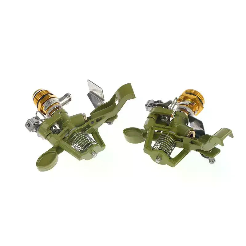 Metal Pulsating Sprinkler 1/2 & 3/4 Inch 360° Rotating Garden Garden Sprinkler Richie's