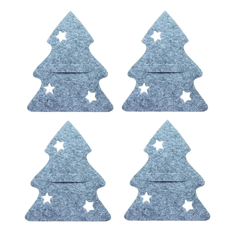 Christmas Cutlery Holder Bags | Festive Non-Woven Fabric 4 Pcs Cutlery Holder Bags Richie's 31