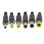 DC Power Male Plug Solder Connector 3.5–6.5mm | 5 or 10 Pack DC Power Connector Richie's