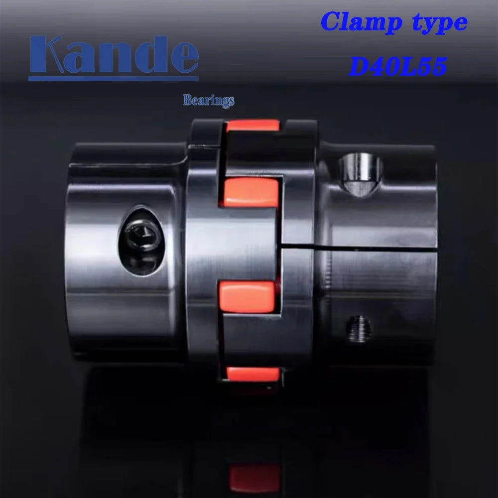 Kande XL1 D40L55 Flexible Jaw Spider Steel Shaft Coupler 12–22mm Flexible Shaft Coupler Richie's 14x22