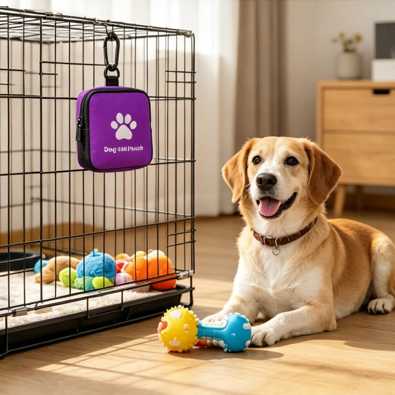Zippered Dog Training Treat Bag – Portable Spill-Proof Pouch Dog Treat Pouch Richie's