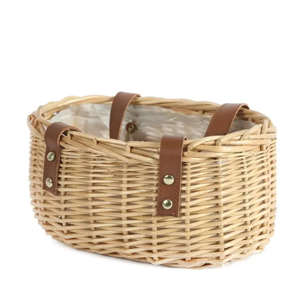 Yellow Willow Rattan Flower Girl Basket – Woven Wedding Basket Woven Rattan Basket Richie's 5