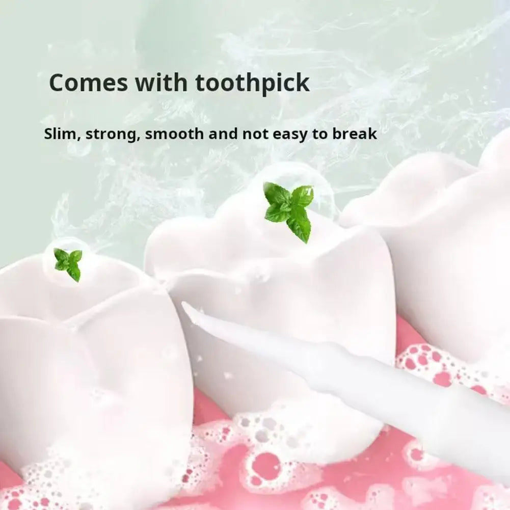 20PCS Disposable Travel Toothbrushes with Mint Burst Beads Disposable Toothbrush Richie's