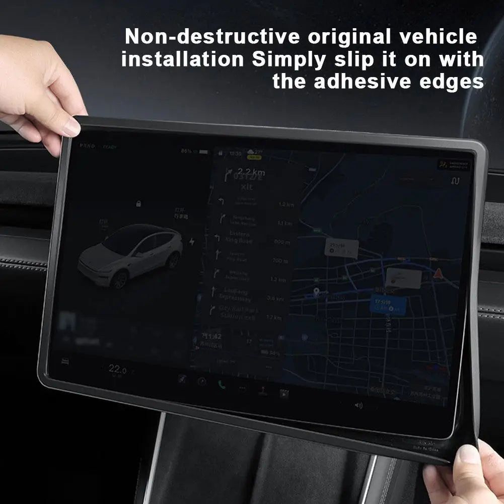 Tesla Model 3 & Y Silicone Screen Edge Protector Frame 2025 Car Screen Protector Richie's