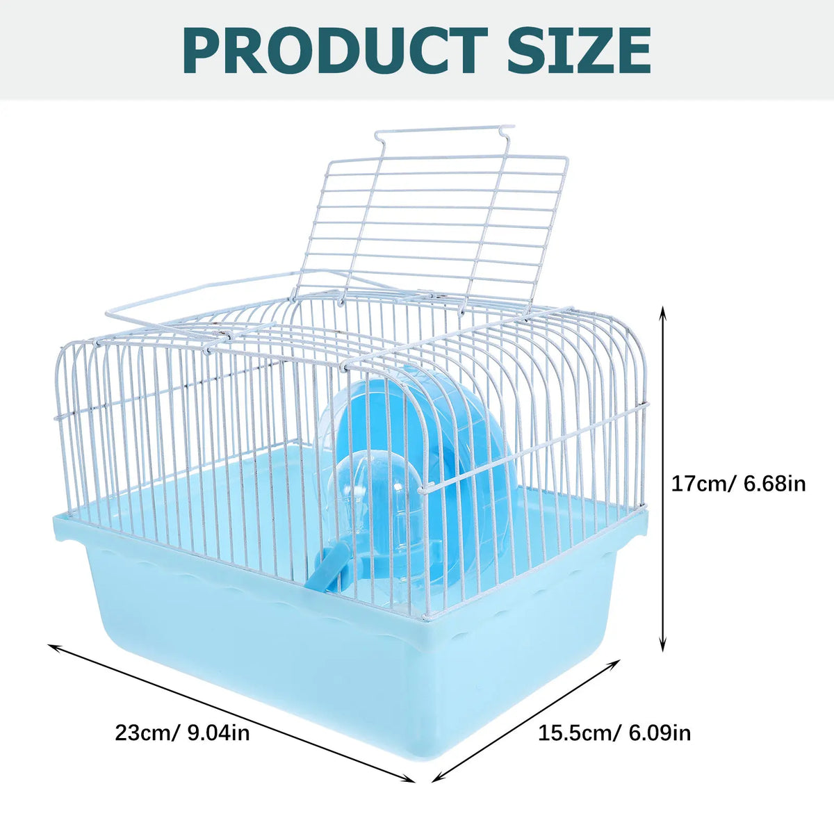 Pink Hamster Cage – Spacious Safe Enclosure for Small Pets Small Pet Cage Richie's Blue