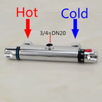 Brass Thermostatic Shower Faucet Concealed Mixing Valve Chrome Thermostatic Shower Faucet Richie's A1 up exit DN20