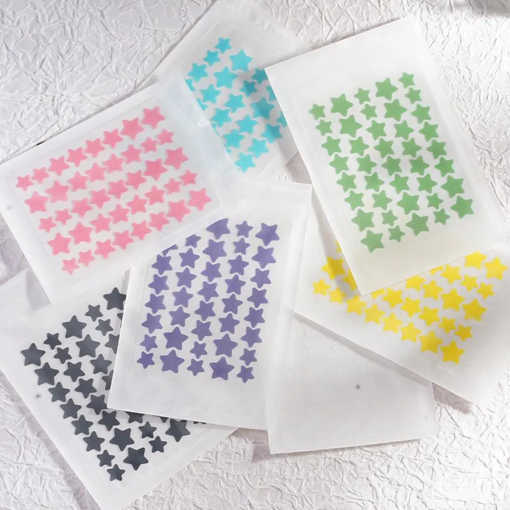 40pcs Star-Shaped Hydrocolloid Pimple Patches – Colorful Cover Pimple Patches Richie's