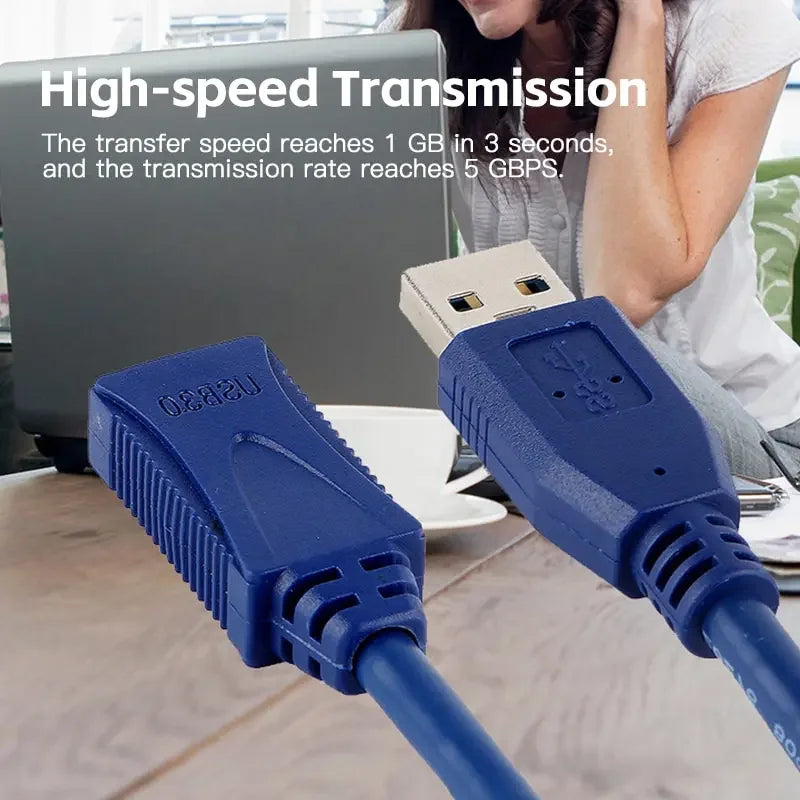 USB 3.0 Extension Cable Male to Female – 5 Gbps Super Speed USB Extension Cable Richie's
