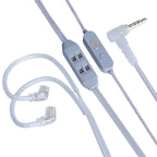KZ T8 Silver Plated Earphone Cable 8-Speed Tuning 3.5mm Earphone Upgrade Cable Richie's T8 With MIC