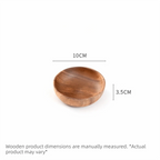 Japanese Handmade Wooden Bowl – Soup & Salad Bowl Wooden Serving Bowl Richie's 10-tray