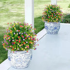 Artificial Camellia Flower Garden Stake 45x32cm | Indoor & Outdoor Artificial Garden Stake Richie's