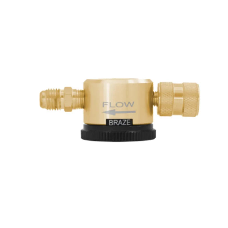 HVAC Nitrogen Purge Flow Regulator Tool – Yellow | 50–200 PSI HVAC Nitrogen Regulator Richie's Yellow