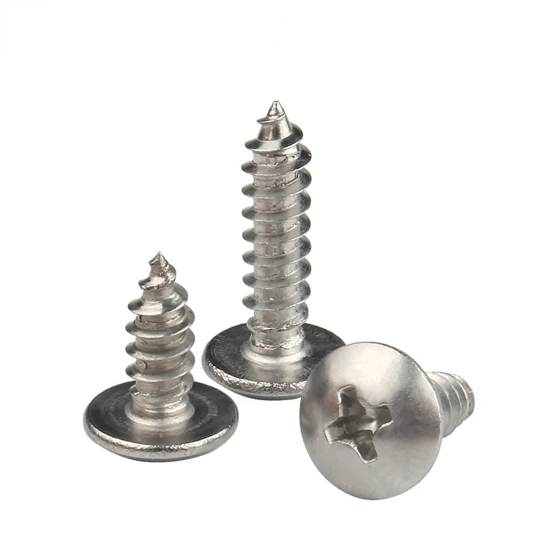 304 SS Truss Head Self-Tapping Screws M3–M6 | 6–100mm Self-Tapping Screws Richie's