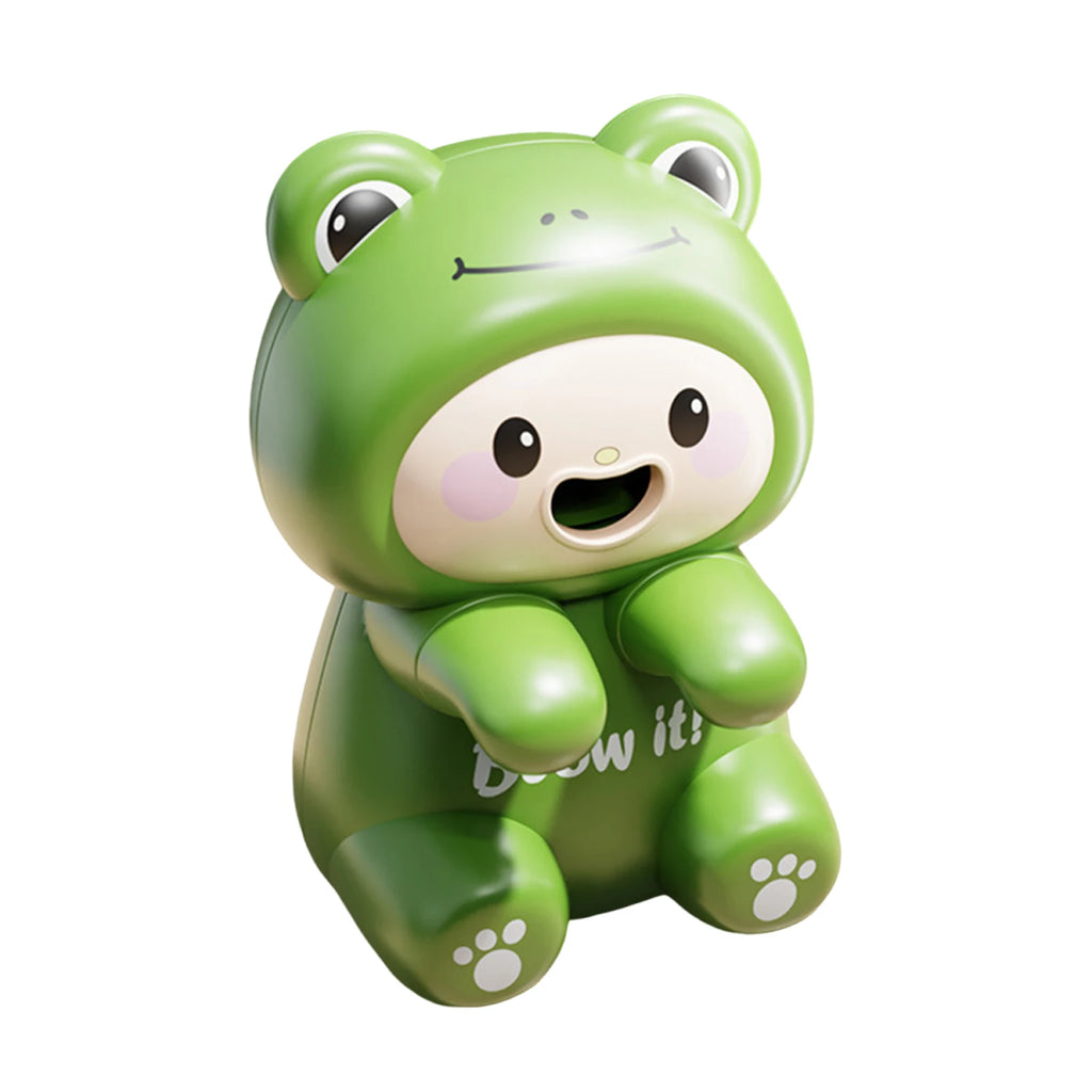 JOCESTYLE USB Clip-On Food Cooling Fan – Cartoon Frog Cup Fan Clip-On Mini Fan Richie's Green