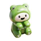 JOCESTYLE USB Clip-On Food Cooling Fan – Cartoon Frog Cup Fan Clip-On Mini Fan Richie's Green