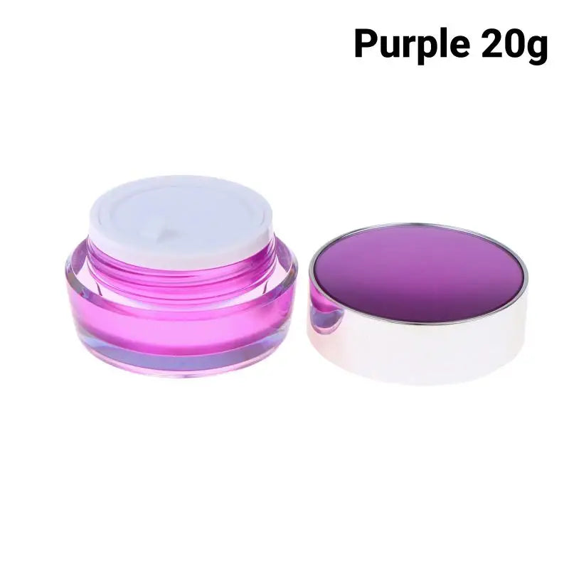 Empty Acrylic Cosmetic Cream Jars 5g–30g | Travel Containers Cosmetic Cream Jar Richie's 20g Purple