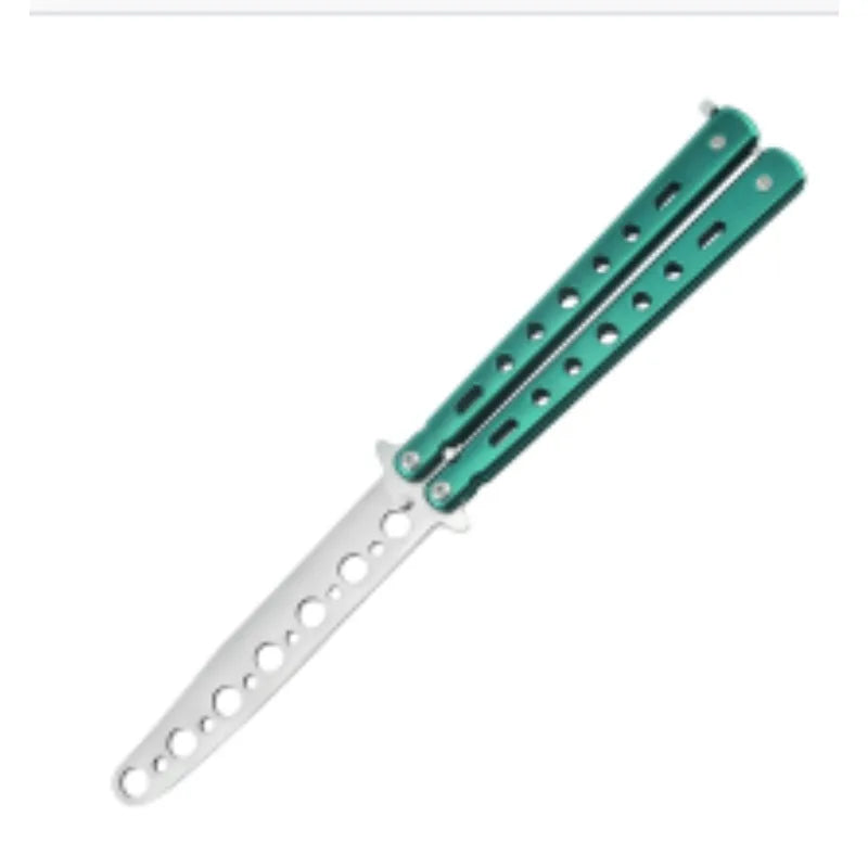 Stainless Steel Butterfly Trainer Knife – Balisong Flip Practice Butterfly Knife Trainer Richie's