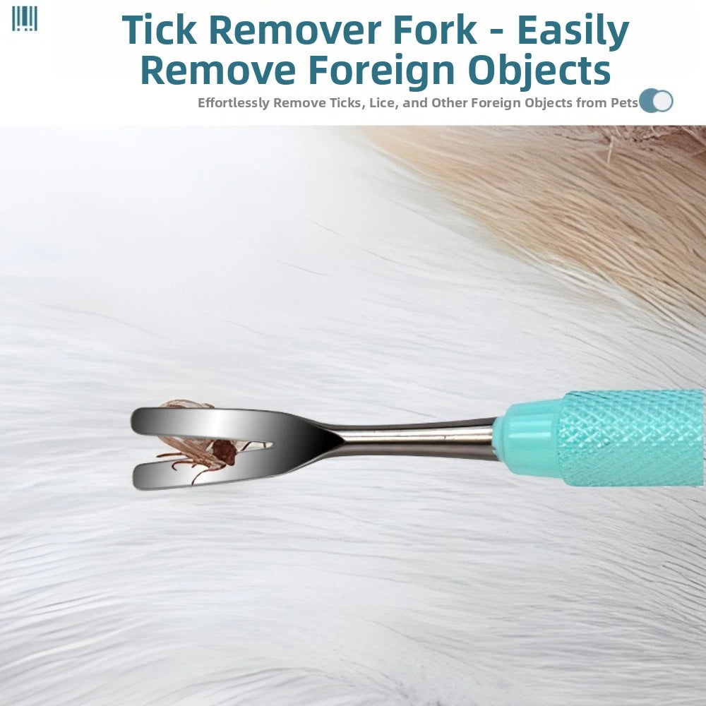 Stainless Steel Tick & Lice Remover Tweezer Set – Dogs & Cats Pet Grooming Tool Richie's