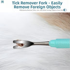 Stainless Steel Tick & Lice Remover Tweezer Set – Dogs & Cats Pet Grooming Tool Richie's