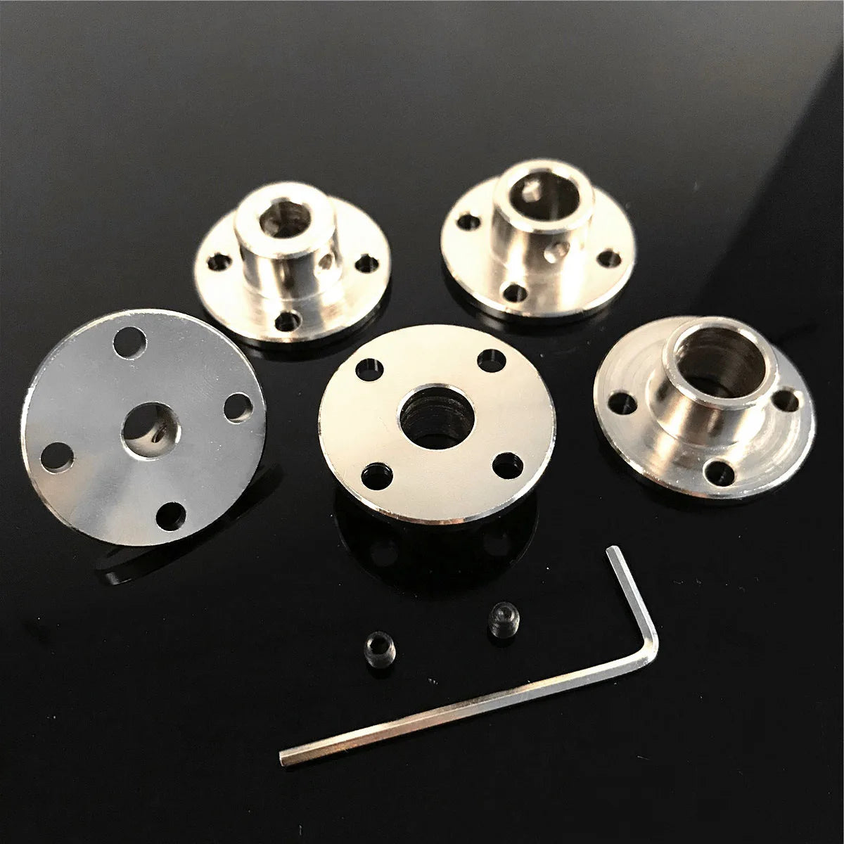 Rigid Flange Coupling 2–14mm Steel Shaft Coupler | KANDE Shaft Flange Coupling Richie's