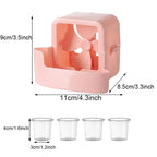 Hanging Fan Cooling Storage Box with 4 Cups – Plastic Fan Storage Accessory Richie's
