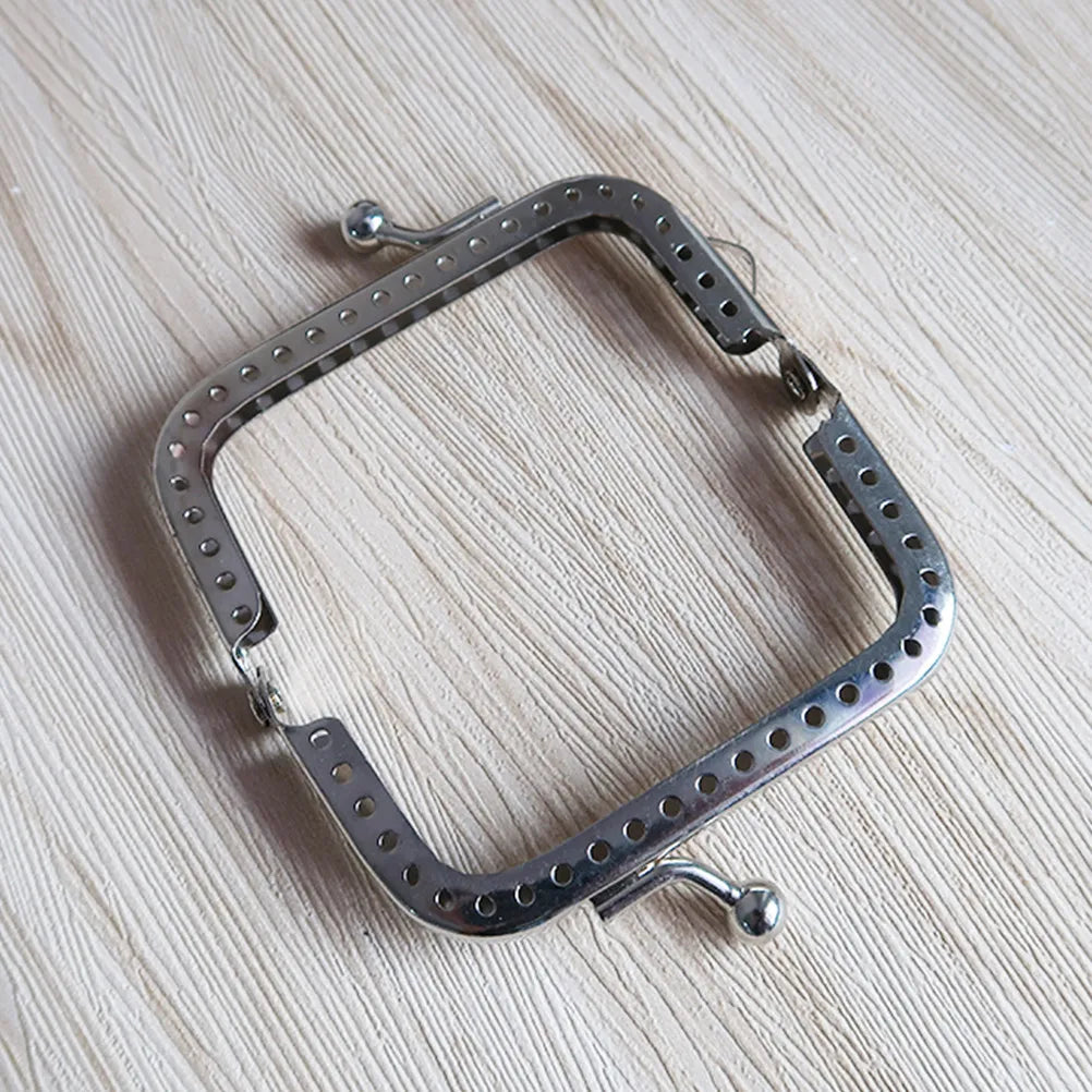 15cm Silver Embossed Metal Purse Frame – DIY Kiss Lock Clasp Purse Frame Clasp Richie's