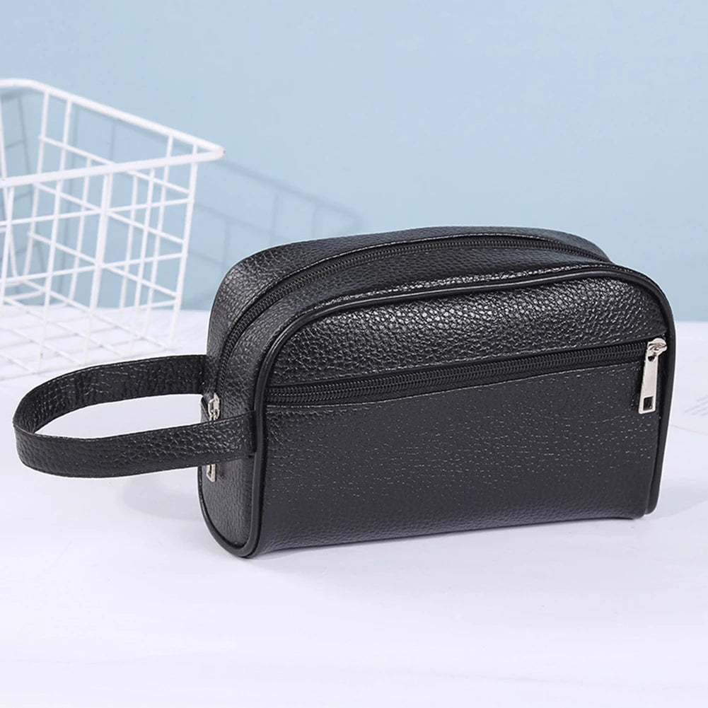 Men's PU Leather Clutch Wristlet Bag – Phone & Card Wallet Clutch Wristlet Bag Richie's