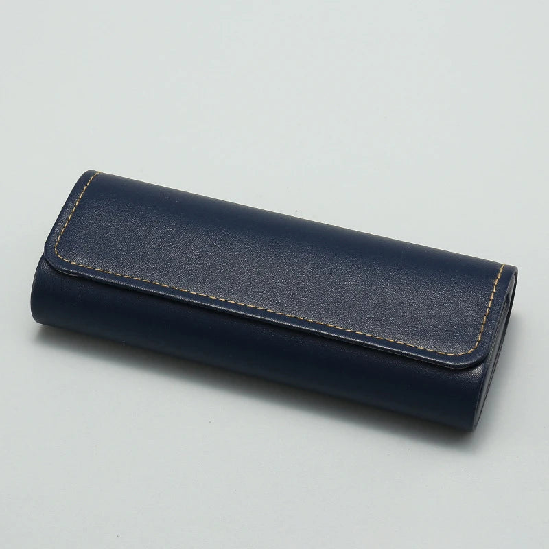 PU Leather Glasses Case – Portable Sunglasses Storage Box Eyeglasses Case Richie's Blue