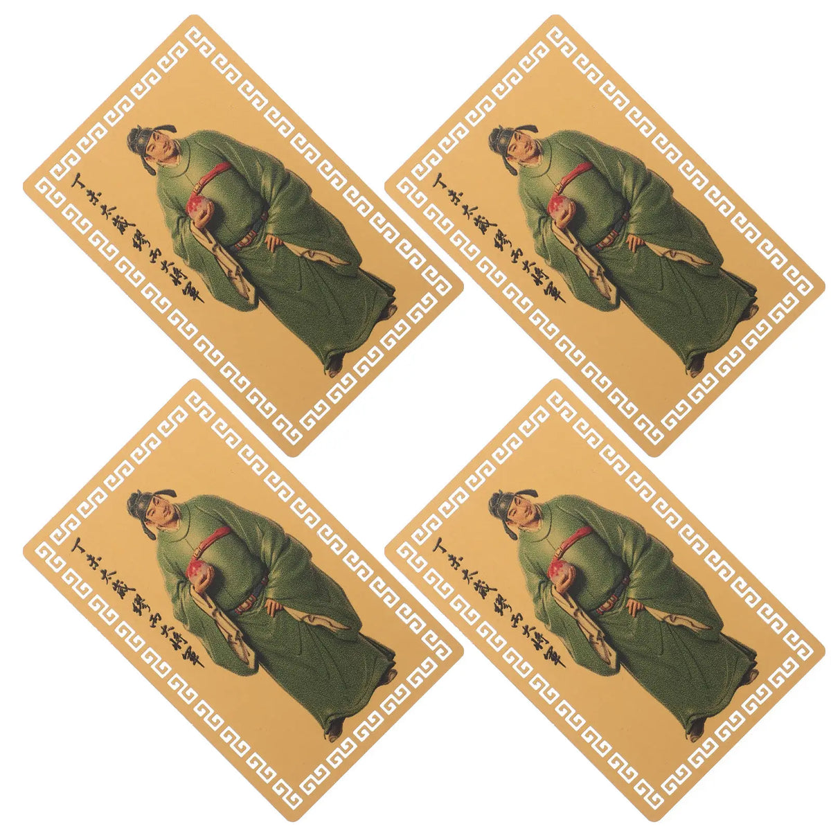 4Pcs Tai Sui Amulet Card 2027 Year of Goat Feng Shui Charm Feng Shui Amulet Card Richie's