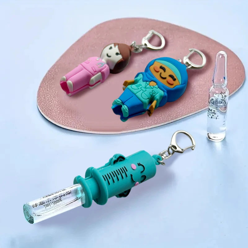 Syringe Ampoule Opener Keychain with Rubber Cutter | 1 Pc Ampoule Opener Tool Richie's