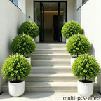 Artificial Boxwood Shrub Ground Stake – Outdoor Fake Plant Artificial Garden Plant Richie's