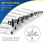 Adjustable Ratchet Wrench 6mm–24mm | Chromium-Vanadium Tool Ratchet Wrench Richie's