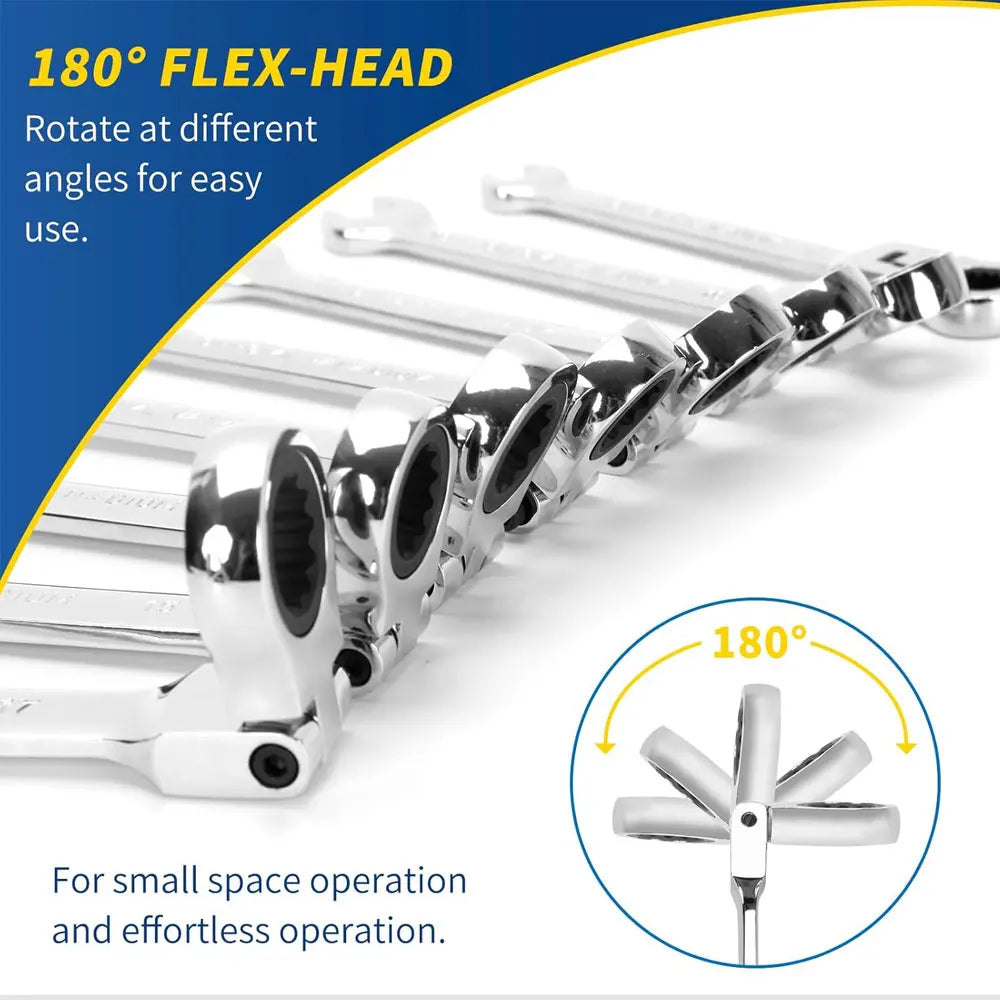 Adjustable Ratchet Wrench 6mm–24mm | Chromium-Vanadium Tool Ratchet Wrench Richie's