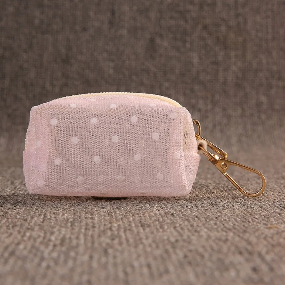 Lace Mesh Dog Poop Bag Dispenser Keychain with Carabiner Clip Dog Bag Dispenser Richie's 5